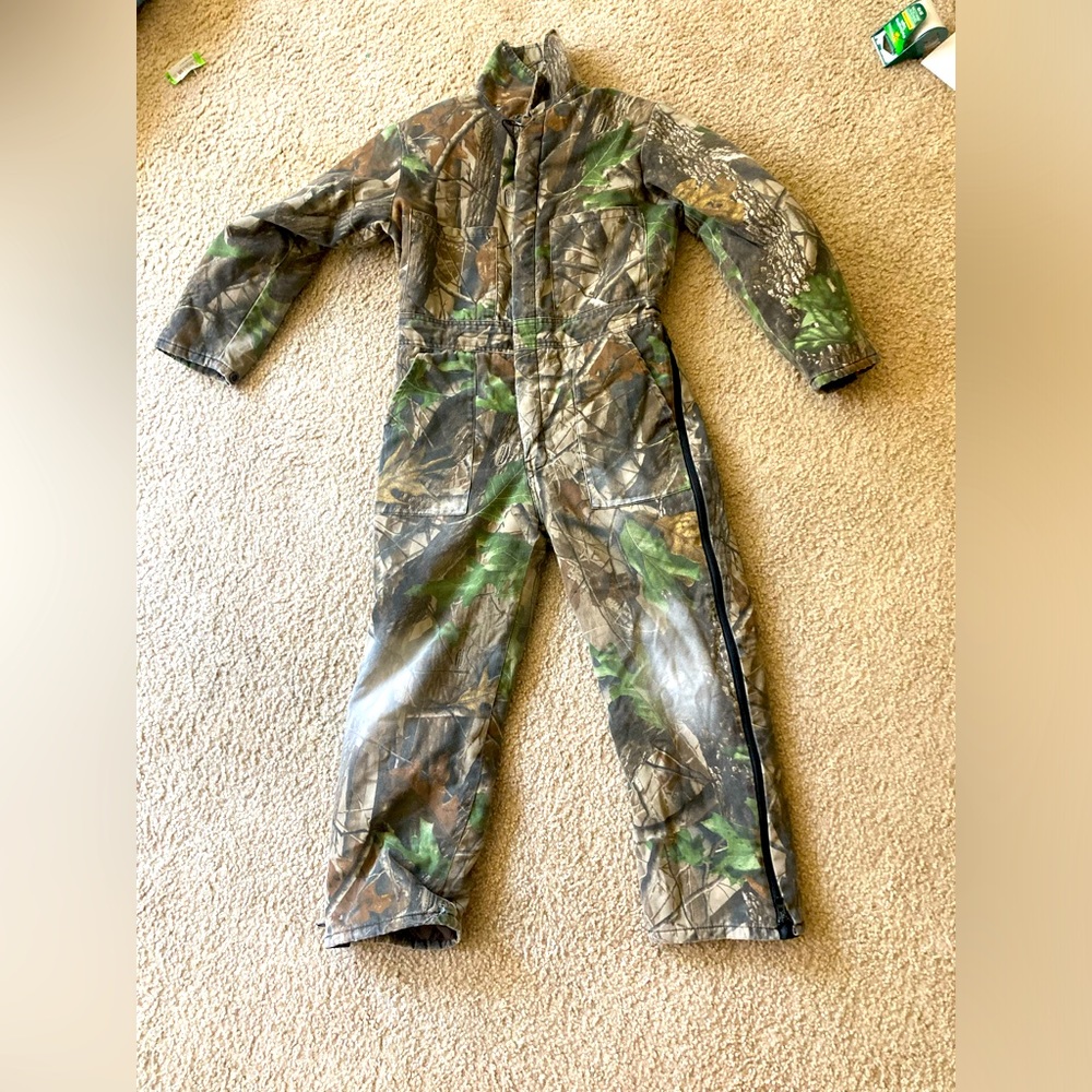 RedHead Youth Camo Overalls Size 12 - Real Tree Hardwoods